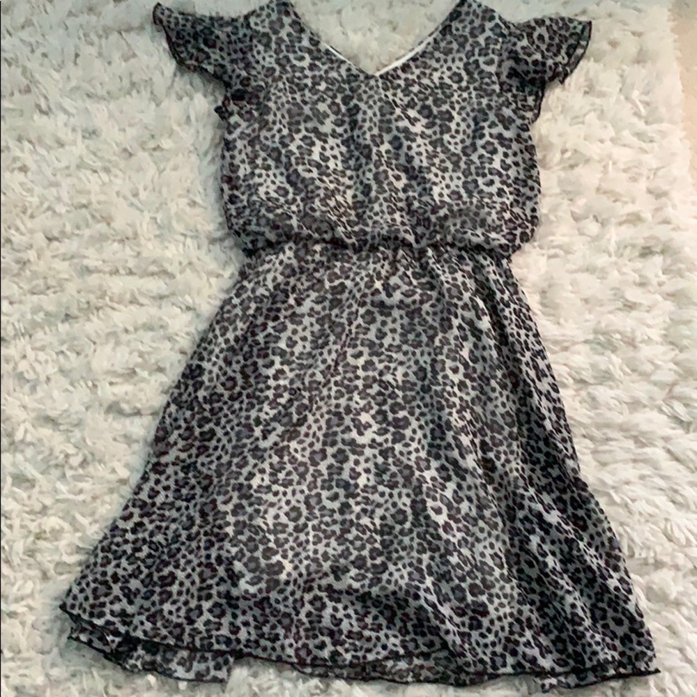 Cheetah Print Girls Dress